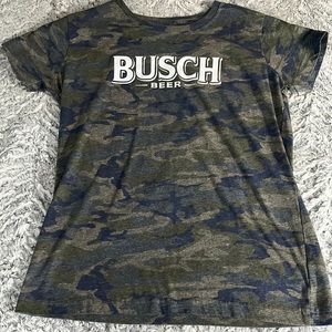 Busch beer camo tshirt